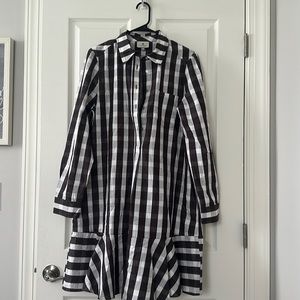 Tuckernuck Espresso Check Callahan Dress Sz XL
